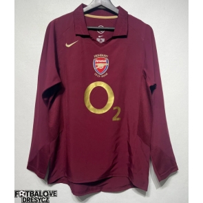 Arsenal 2005-2006 Retro Domácí Dres Dlouhý Rukáv Arsenal 2005-2006 Retro Domácí Dres Dlouhý Rukáv